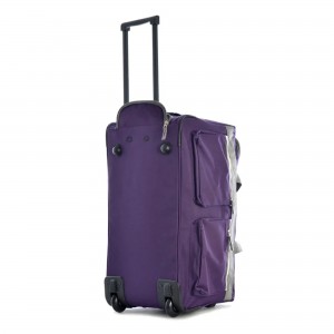 Túi vải thô cuộn 8 túi, Dark Lavender, 22 inch