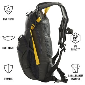 Hydration Backpack - 10L Leakproof Hiking Backpack ili ndi Zipinda Zazikulu ndi 3L Tactical Backpack Water Chikhodzodzo - Chikwama cha Madzi kapena Hydration Backpack ndi Hiking Gear Must