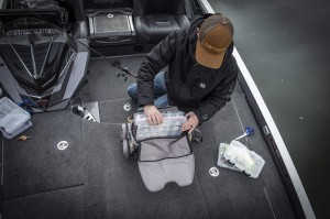Túi câu cá thời trang có thể điều chỉnh túi câu cá đơn giản bằng nylon sức chứa lớn