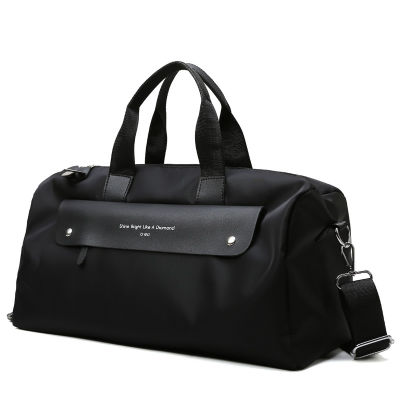Ladies Fashion Solid Color Duffle Bags Men Portable Outdoor Sports Gym Bag Travel Bag