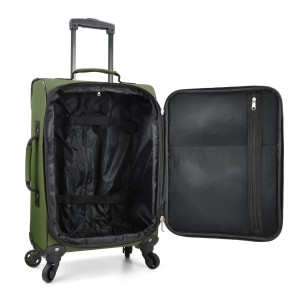 Izvelkams rokas bagāžas somu komplekts Ratiņu soma ar riteņiem ir regulējama