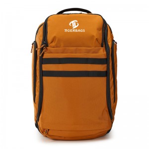 कई डिब्बों के साथ नारंगी पीला पेशेवर बड़ी क्षमता वाला यात्रा बैग