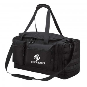 ટેક્ટિકલ ડફલ બેગ કેમ્પિંગ ઇક્વિપમેન્ટ બેગ વોટરપ્રૂફ અને એડજસ્ટેબલ