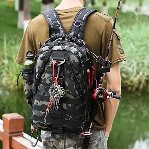 Customizable Hiking Fishing Ransel kémping Pariwisata Fishing Tackle Kantong