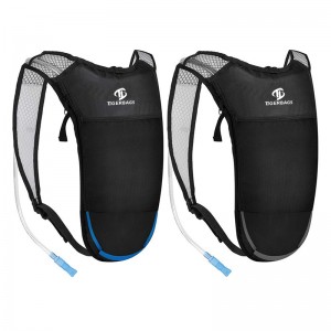 Water Bag Backpack พร้อมถุงน้ำ 2 ลิตร Backpack Water bag Backpack เหมาะสำหรับเทศกาล งานรื่นเริง วิ่ง เดินป่า ปั่นจักรยาน (แพ็ค 2 ชิ้น)