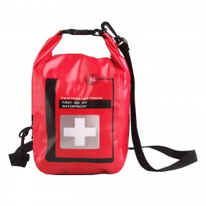 防水救急バッグ、救急バッグ調節可能な耐久性のある赤い救急バッグ