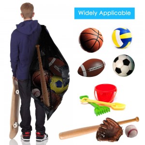 Prevelika torba za športno žogo, mrežasta torba za nogomet, športni nahrbtnik z žogo po meri