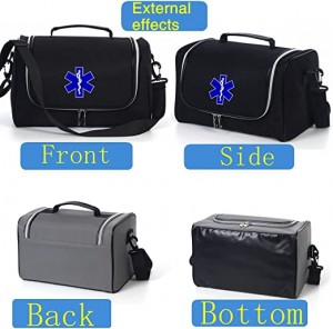 กระเป๋าแพทย์โลโก้ที่กำหนดเองส่วนบุคคลสำหรับ EMT, แพทย์, สุขภาพที่บ้าน, พยาบาล, แพทย์