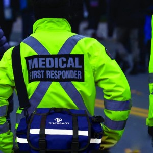 Kit di primu aiuti blu vuotu prufessiunale, kit di primu aiuti per trauma EMT per paramedici è kit di forniture mediche d'emergenza, leggero è durabile
