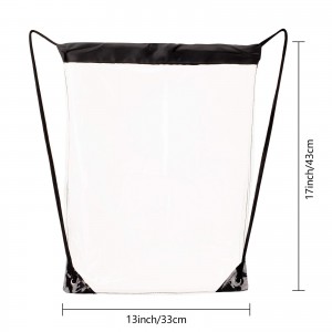 La bossa transparent petita impermeable és adequada per a tots els escenaris de bossa de corda