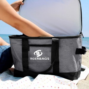 Foldable Cooler Bag Insulated Leak Proof Portable Cooler Bag para sa Camping