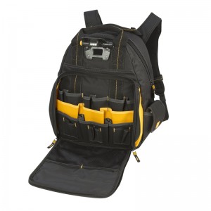 Svjetleći prilagođeni ruksak za alat s višestrukim džepovima za otpornost na habanje