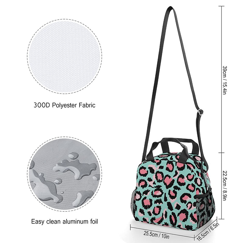 Reusable Insulated Prandium Bag, Portable Cooler Prandium Box pro Pueri et Puellae Prandium Bag