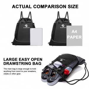Foldable Detachable Ball Mesh Bag Sports Gym Ball Bag