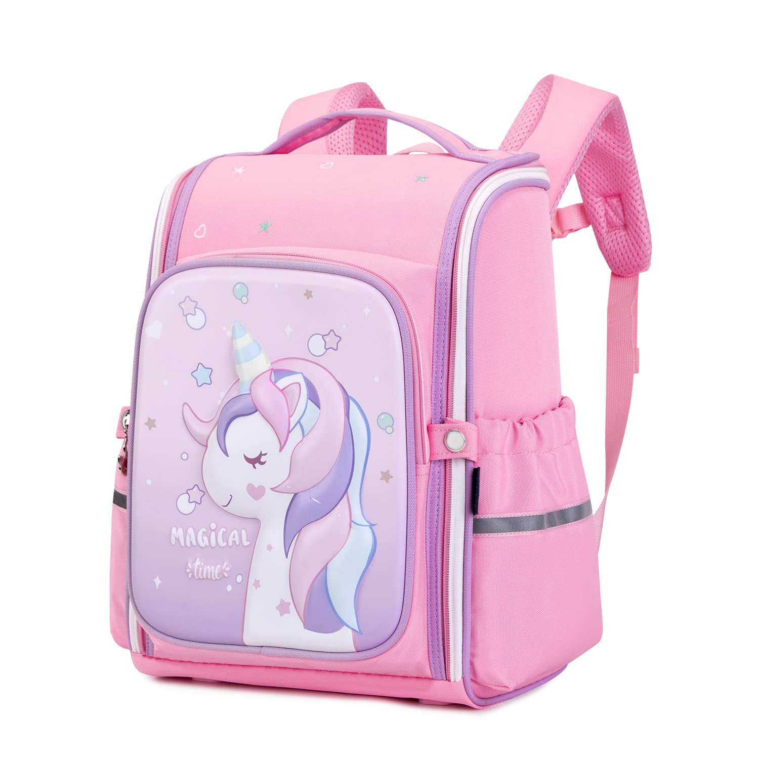 İbtidai məktəb unicorn sevimli bel çantası yumşaq çiyin qayışı