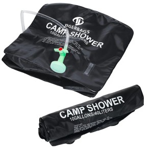 Sac de douche de camping chauffé solaire avec sac de douche solaire à eau chaude