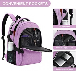 Mga Bagong Laptop Backpack para sa Mga Lalaki, Travel Backpack na Kasya sa 15.6 inch na Laptop, Mga Backpack para sa College School Students Bookbags