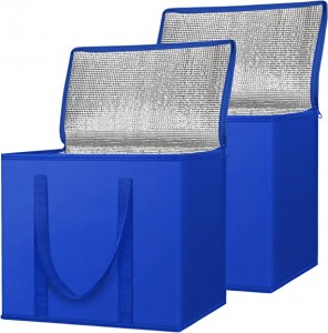 Túi đựng hàng tạp hóa có thể tái sử dụng cách nhiệt, Túi làm mát có thể gập lại cho hàng tạp hóa, Túi cách nhiệt cỡ lớn hạng nặng