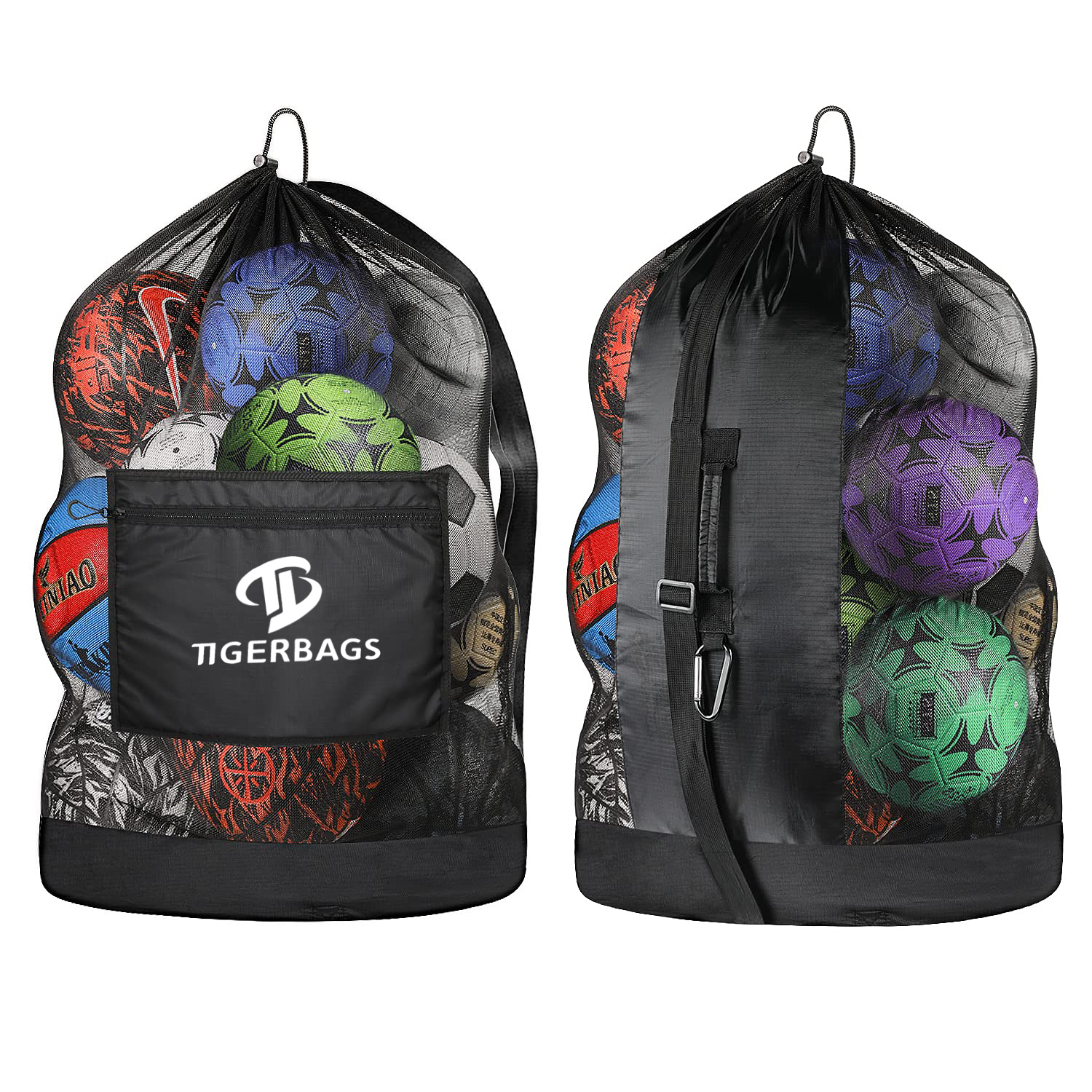 Ogroman ruksak Ball Bag Mrežasti ruksak Ball Bag Podesiva torba na ramenu