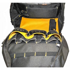 Luminous custom tool backpack ine akawanda homwe yekupfeka kuramba