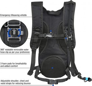 Ранец со тактички Molle Hydration Pack со 3L TPU воден меур, воен дневен пакет за велосипедизам, планинарење, трчање, качување, лов, велосипедизам