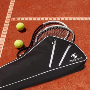 A bolsa de raqueta de tenis pódese usar para bádminton e squash duradeiro