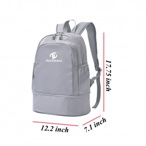 Unisex Backpack-idaraya Bag mabomire Travel Bag