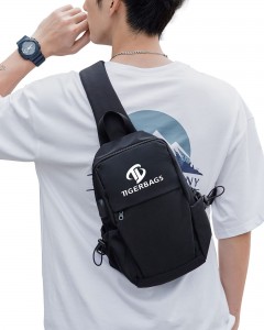 Τσάντα χιαστί για άνδρες και γυναίκες Τσάντα ώμου Τσάντα στήθους φορτιστή USB