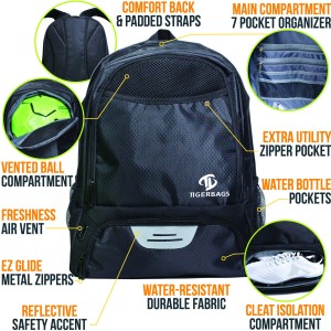 Túi bóng đá bóng rổ túi bóng chuyền bánh sandwich riêng biệt có thể được tùy chỉnh túi