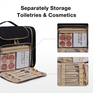 Vízálló kozmetikai táska Nagy kapacitású utazó kozmetikai táska