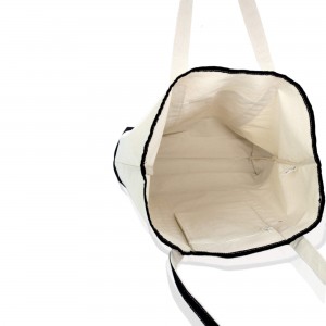 Coton emballage simple sac à main de luxe de grande capacité doux