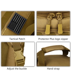 Taktički ruksak za kampiranje otporan na vodu i habanje