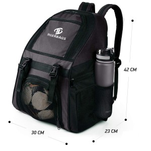 Backpack na may ball compartment team bag na may malaking kapasidad na sports backpack