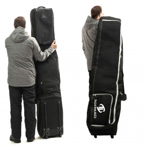 Vhodné pre cestovnú kladkovú rolovaciu tašku na lyže plus mäkkú podložku na lyže je možné prispôsobiť