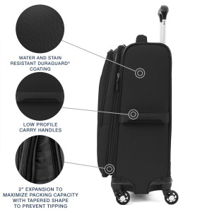 Utvidbar koffert med hjul er slitesterk for både menn og kvinner