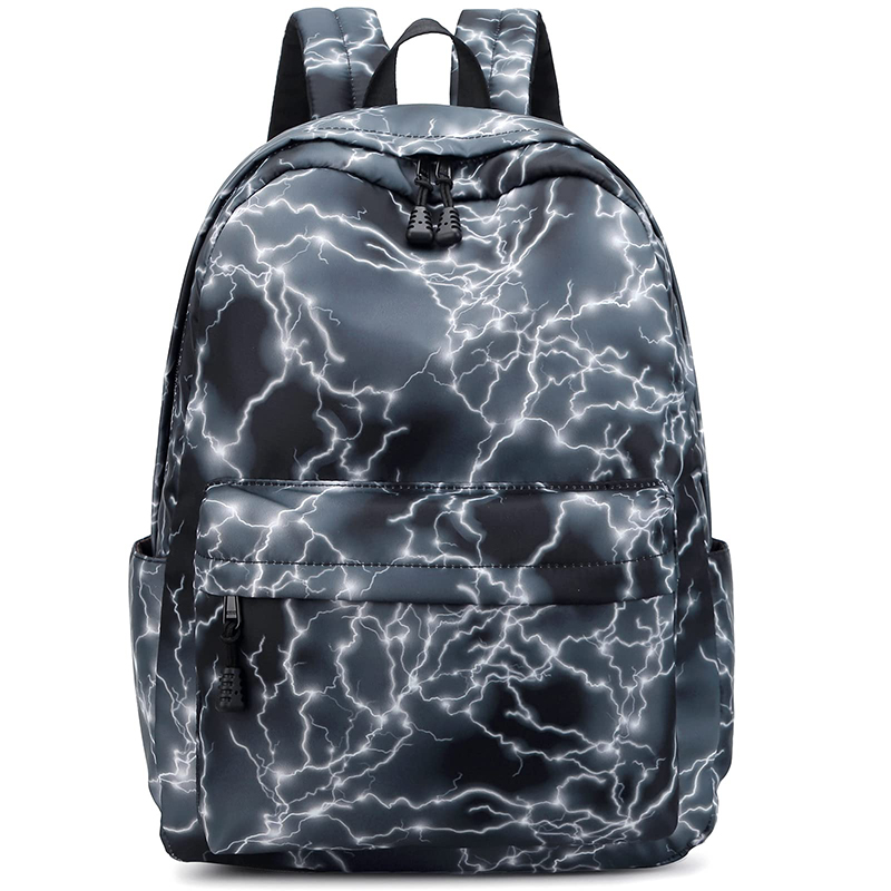 Starry Black Boys Laptop Schoolbag Kalalakin-an nga Waterproof Travel Bag Student backpack