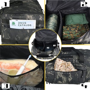 Τσάντα ράβδου βαρέως τύπου τροχήλατη βαλίτσα με τροχούς