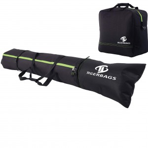 કસ્ટમાઇઝ કરી શકાય તેવી મોટી-ક્ષમતાવાળી સ્કી બેગ સંયોજન સેટ સ્કી બૂટ બેગ