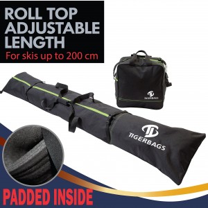 Conjunto de combinação de bolsa de esqui de grande capacidade personalizável bolsa de botas de esqui