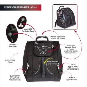 પોલિએસ્ટર ફાઇબર મોટી ક્ષમતાની બેગ સ્કી ઇક્વિપમેન્ટ સ્કી બેકપેકને હાઇ-એન્ડ કસ્ટમાઇઝ કરી શકાય છે