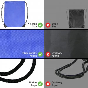 DIY suya davamlı sırt çantası çəkmə ipi sırt çantası saxlama çantası