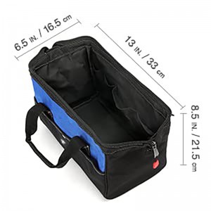 Çanta me shumë xhepa e kompletit të zi të kombinuar poliestër mund të personalizohet