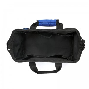 Schwaarz Polyester Kombinatioun Kit Multi-Pocket Bag ka personaliséiert ginn
