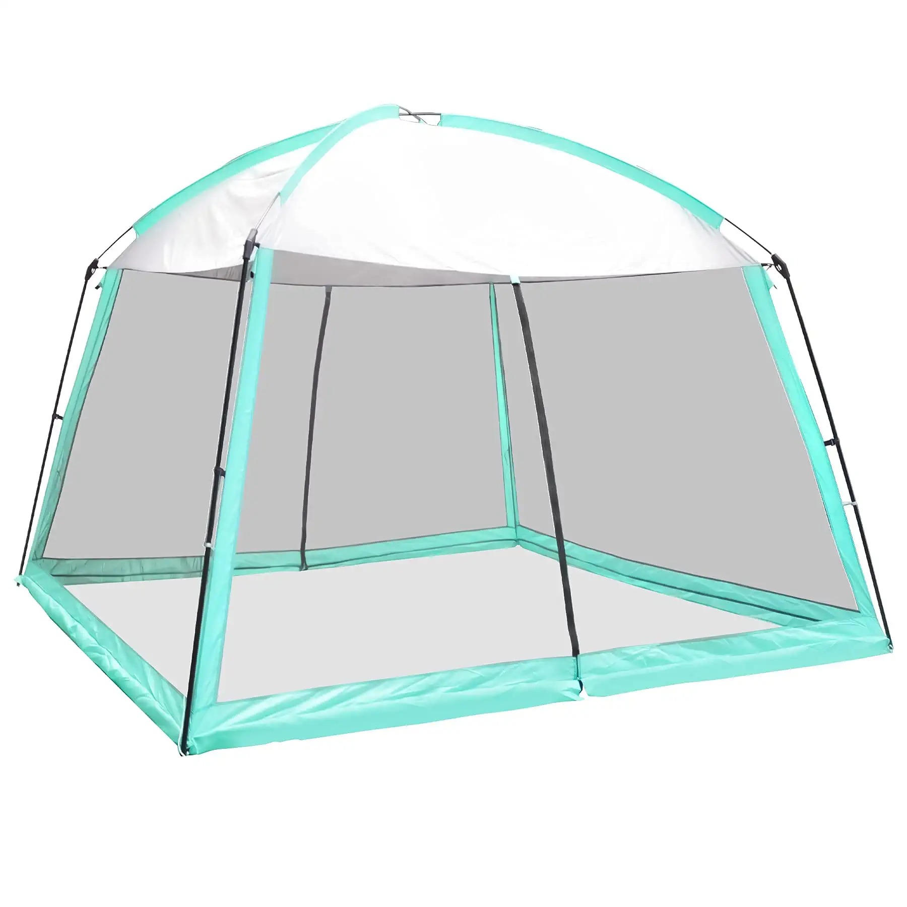 Caseta de malla de malla de malla de paret per acampar amb marquesina de tenda de campanya, apta per a càmping a l'aire lliure amb terrassa