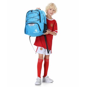 Nogometni ruksak za mlade Sportski ruksak s odvojenim pretincem za loptu