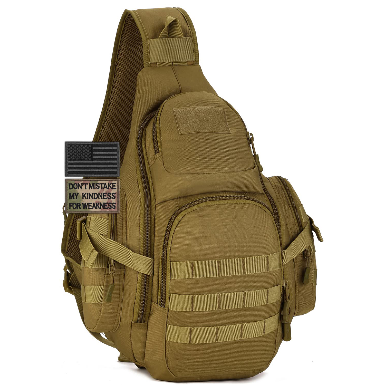 Tactical Sling Bag Шматфункцыянальная сумка праз плячо воданепранікальная і трывалая