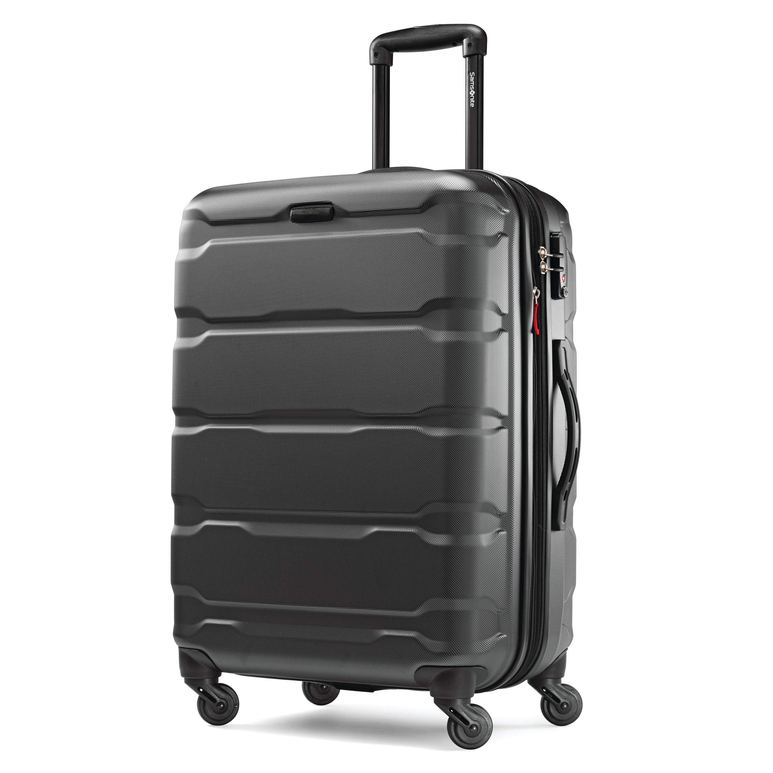 हार्डसाइड एक्सटेंडेबल सूटकेस काला, बहुरंगी पहिये वाला डफ़ल बैग