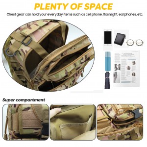 Πακέτο Tactical Sling Bag Military One-Shoulder Tactical Chest bag Αδιάβροχο