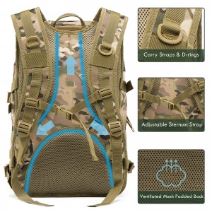 Sac à dos tactique imperméable en nylon anti-rayures sac à dos pour ordinateur portable sac de survie