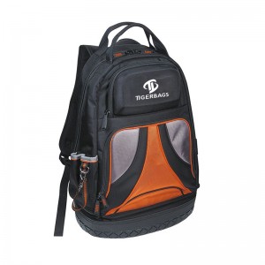 Kit Backpack organizer / tas alat dengan banyak kantong yang dapat disesuaikan